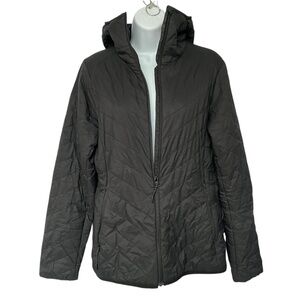 Icebreaker Hyperia Hooded Jacket Size M Black Dated 2017 Lightweight Womens